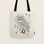 Hypno Owl Tote Bag Gallery Image 1