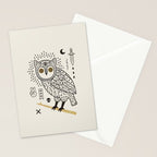 Hypno Owl Stationery Card Gallery Image 2