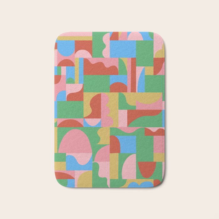 Joy mosaic Bath Mat Gallery Image 1