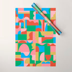 Joy mosaic Wrapping Paper Gallery Image 1