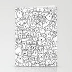 Dog Doodle Art Stationery Card Gallery Image 2