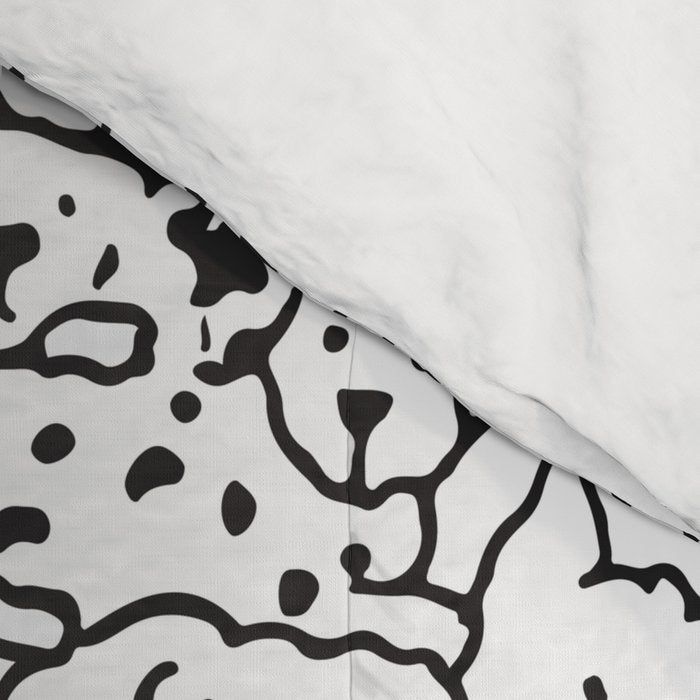 Dog Doodle Art Comforter Gallery Image 4