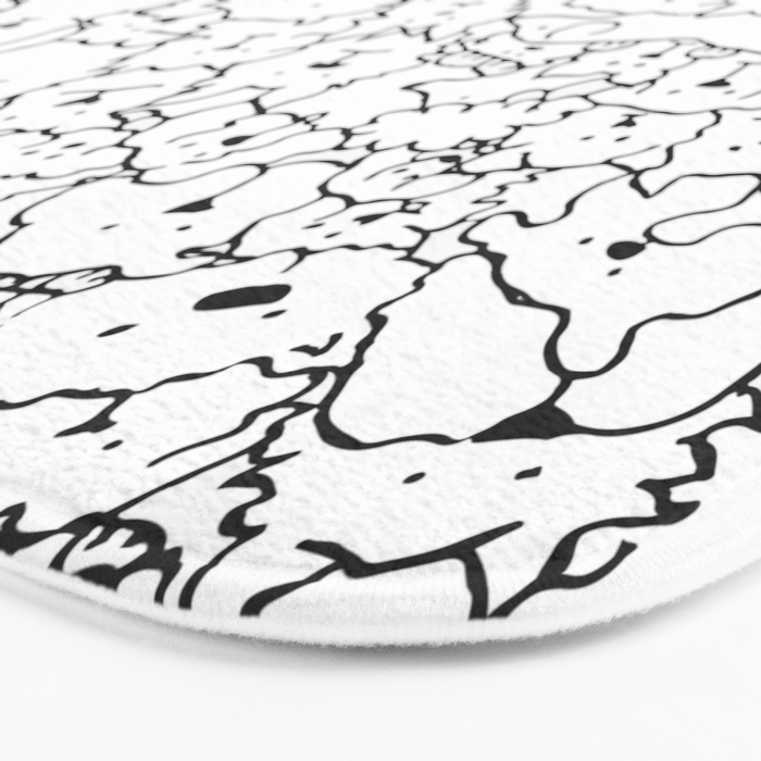 Dog Doodle Art Bath Mat Gallery Image 3