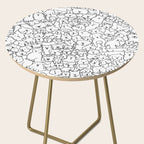 Dog Doodle Art Side Table Gallery Image 2