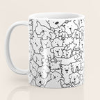 Dog Doodle Art Coffee Mug Gallery Image 3