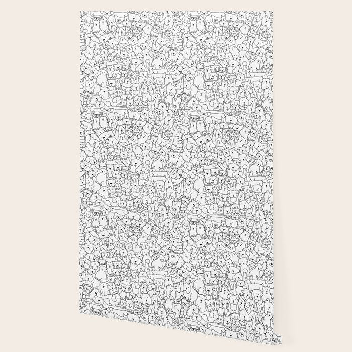 Dog Doodle Art Wallpaper Gallery Image 2