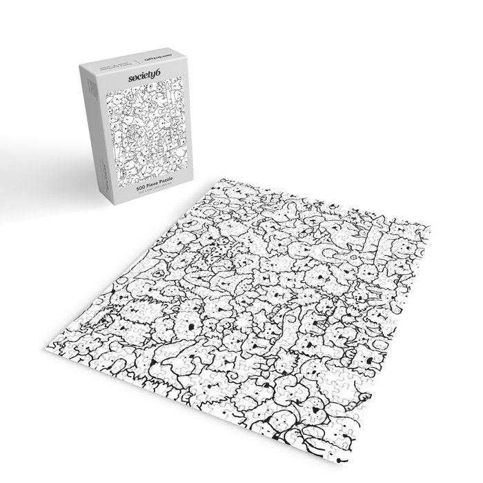 Dog Doodle Art Jigsaw Puzzle Gallery Image 2