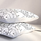 Dog Doodle Art Pillow Sham Gallery Image 3
