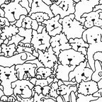 Dog Doodle Art Coffee Mug Gallery Image 2
