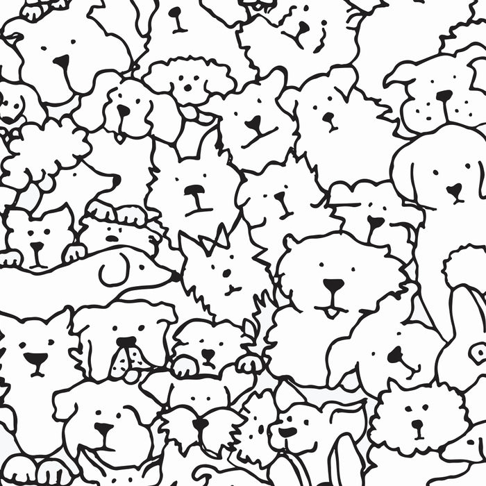 Dog Doodle Art Coffee Mug Gallery Image 2