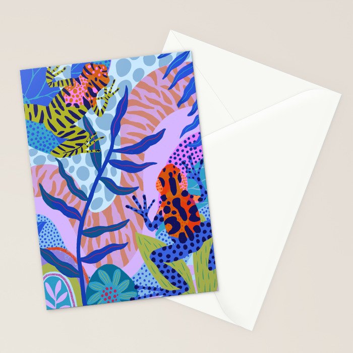 Poison Dart Frogs Stationery Card Gallery Image 2