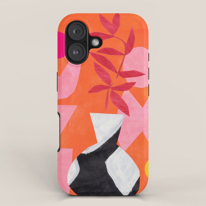 Two Sun Sunset Tribal Vase iPhone Case Gallery Image 1