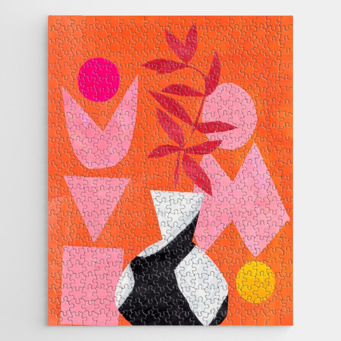 Two Sun Sunset Tribal Vase Jigsaw Puzzle Gallery Image 1