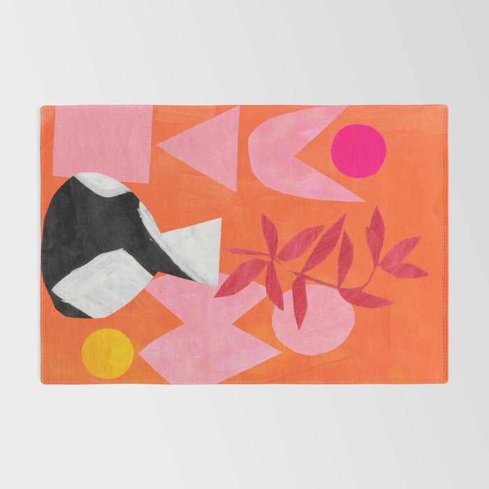 Two Sun Sunset Tribal Vase Rug Gallery Image 2