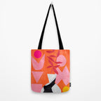 Two Sun Sunset Tribal Vase Tote Bag Gallery Image 2