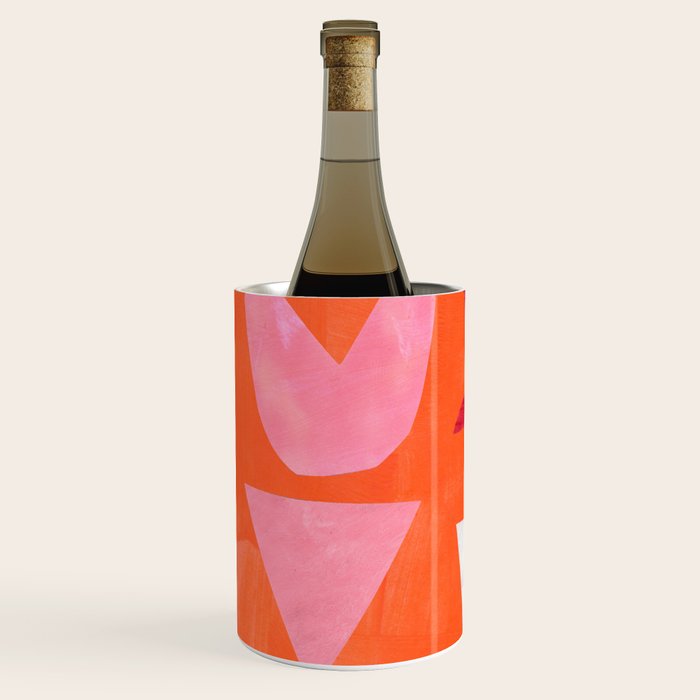 Two Sun Sunset Tribal Vase Wine Chiller Gallery Image 2