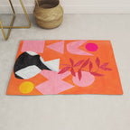 Two Sun Sunset Tribal Vase Rug Gallery Image 1