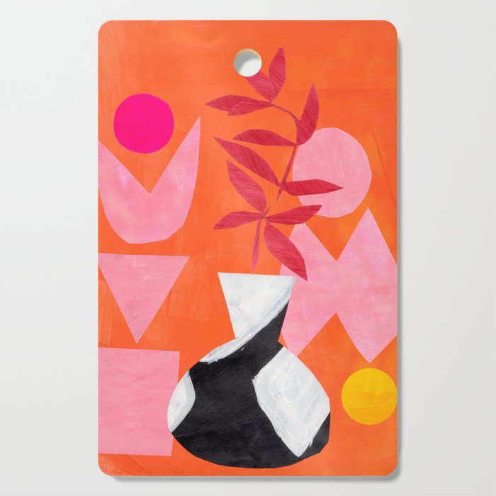Two Sun Sunset Tribal Vase Cutting Board Gallery Image 1