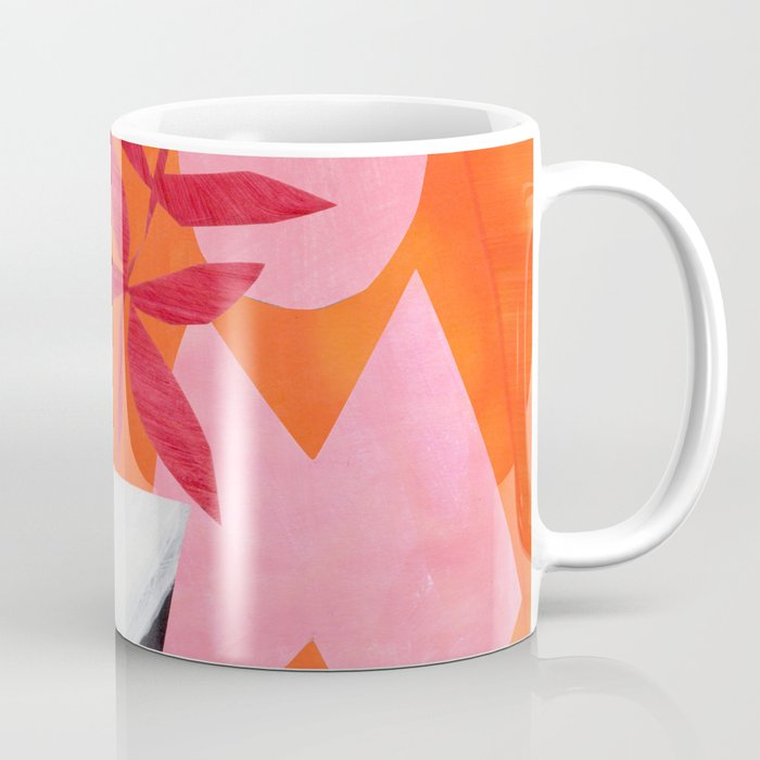 Two Sun Sunset Tribal Vase Coffee Mug Gallery Image 1