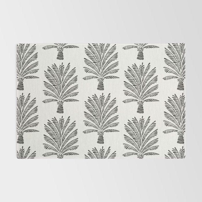 Palm Tree - Black Rug Gallery Image 2