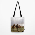 Two Icelandic Ponies Tote Bag Gallery Image 2