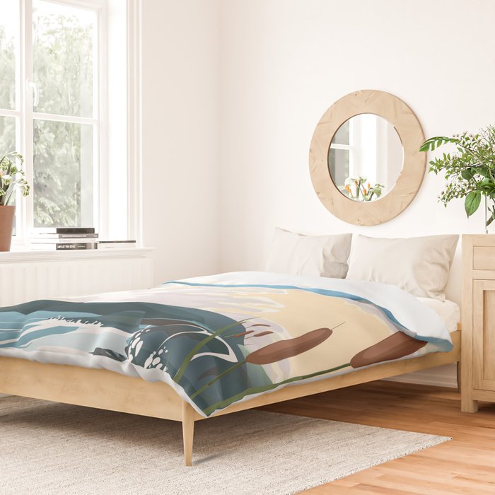 Broken Bow Oklahoma Duvet Cover Gallery Image 2