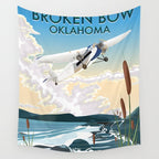 Broken Bow Oklahoma Wall Tapestry Gallery Image 4