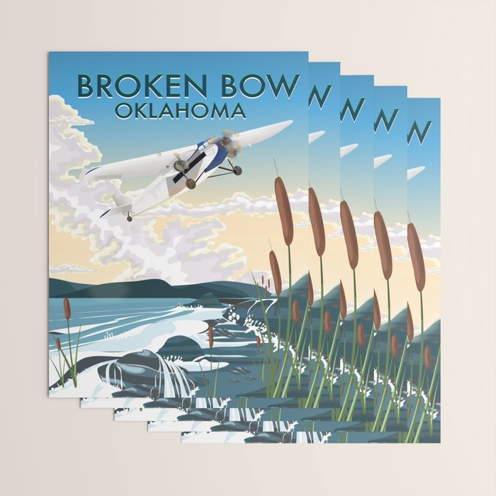 Broken Bow Oklahoma Wrapping Paper Gallery Image 3