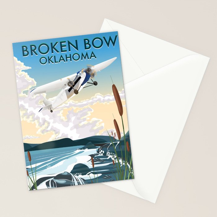 Broken Bow Oklahoma Stationery Card Gallery Image 2