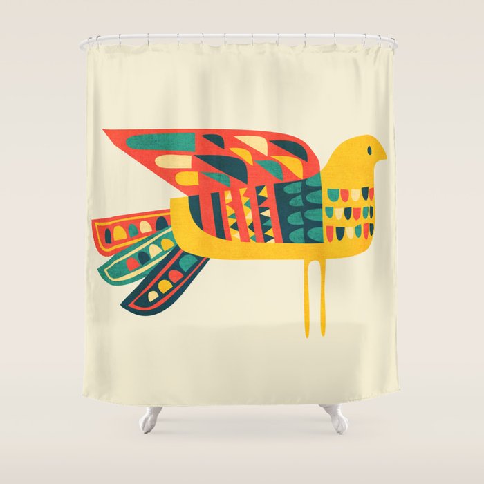 Century Bird Shower Curtain Gallery Image 1