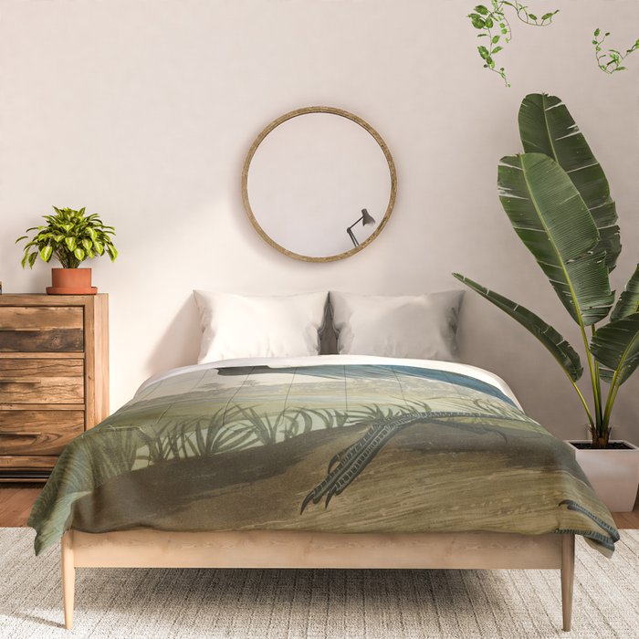 Little Blue Heron - John James Audubon's Birds of America Print Comforter Gallery Image 3