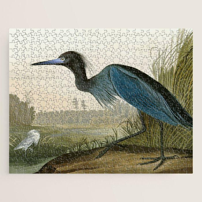 Little Blue Heron - John James Audubon's Birds of America Print Jigsaw Puzzle Gallery Image 1
