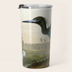 Little Blue Heron - John James Audubon's Birds of America Print Travel Mug Gallery Image 3