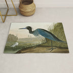 Little Blue Heron - John James Audubon's Birds of America Print Rug Gallery Image 1