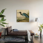 Little Blue Heron - John James Audubon's Birds of America Print Wood Wall Art Gallery Image 2