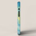 Ocean Waves, Watercolor, Abstract iPhone Case Gallery Image 2