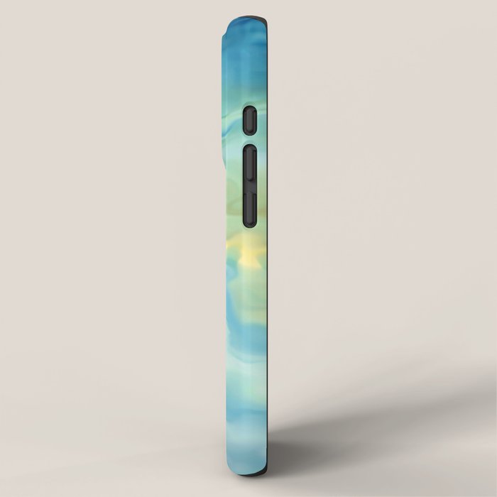 Ocean Waves, Watercolor, Abstract iPhone Case Gallery Image 2