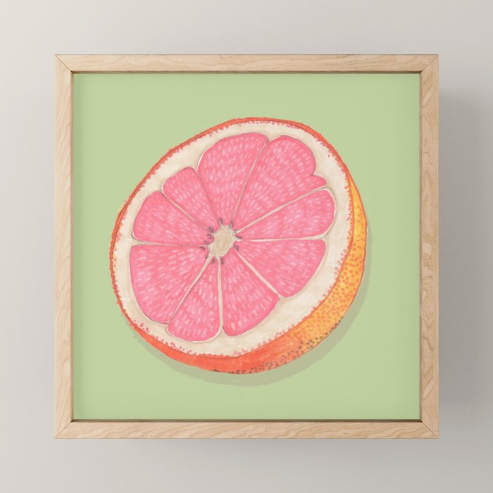 Grapefruit Mini Art Print Gallery Image 1