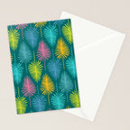 Bright Tropical Botanical Pattern Stationery Card Gallery Image 2