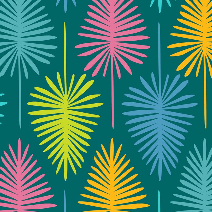 Bright Tropical Botanical Pattern Coffee Mug Gallery Image 2