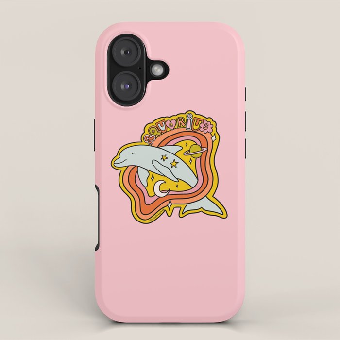 Aquarius Dolphin iPhone Case Gallery Image 1