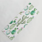 Cactus Summer Garden Yoga Mat Gallery Image 1