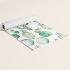Cactus Summer Garden Yoga Mat Gallery Image 2
