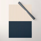 Color Block Lines XLI Wrapping Paper Gallery Image 1