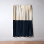 Color Block Lines XLI Window Curtain Gallery Image 3
