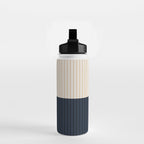 Color Block Lines XLI Water Bottle Gallery Image 2