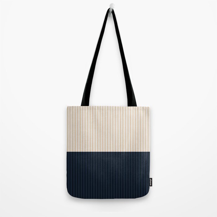 Color Block Lines XLI Tote Bag Gallery Image 2
