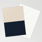 Color Block Lines XLI Stationery Card Gallery Image 2