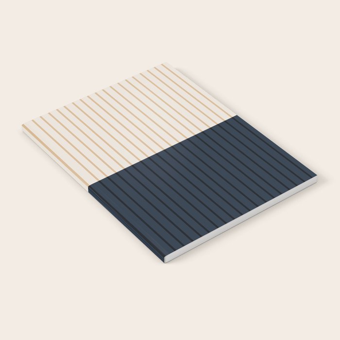Color Block Lines XLI Notebook Gallery Image 2