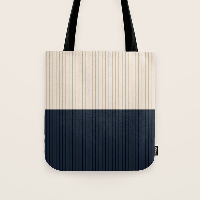 Color Block Lines XLI Tote Bag Gallery Image 1